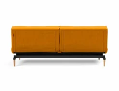 Outlet INNOVATION LIVING Schlafsofa Splitback Styletto hell Curry