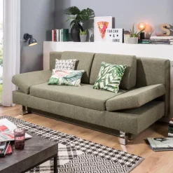 Discount Schlafsofa Tino C Grün