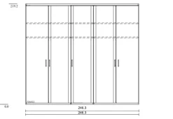 Discount Wiemann Schlafzimmer-Set Luxor 4tlg. Lärche