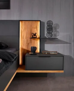 Outlet Wöstmann Schlafzimmer-Set WSL 8800 4tlg. Graphit