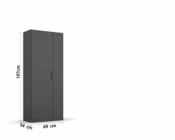 Hot rauch BLUE Schrank Allrounder Grau