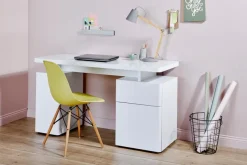 New Jahnke Schreibtisch CU-Libre 140 Weiß