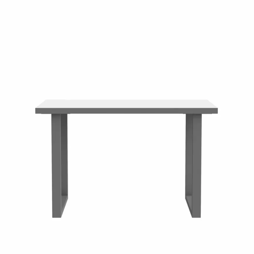 FORTE Schreibtisch Keflavik Weiß