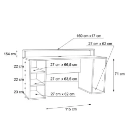 Kinder FORTE Schreibtisch Tezaur