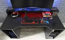 New FORTE Schreibtisch Tezaur Schwarz