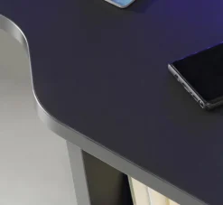 New FORTE Schreibtisch Tezaur Schwarz