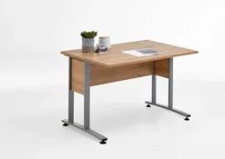 Best FMD Schreibtisch Calvia, 120 x 80 cm Alteiche