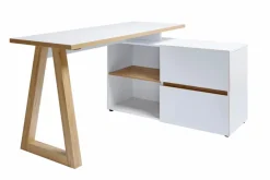 Outlet Jahnke Schreibtisch Club C 145 E Weiß