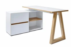 Outlet Jahnke Schreibtisch Club C 145 E Weiß