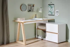 Outlet Jahnke Schreibtisch Club C 145 E Weiß