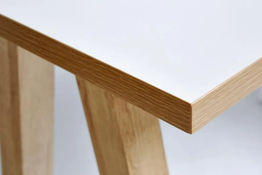 Outlet Jahnke Schreibtisch Club C 145 E Weiß