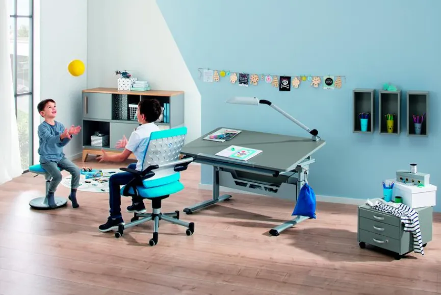 Best Paidi Schreibtisch Diego Schiefergrau