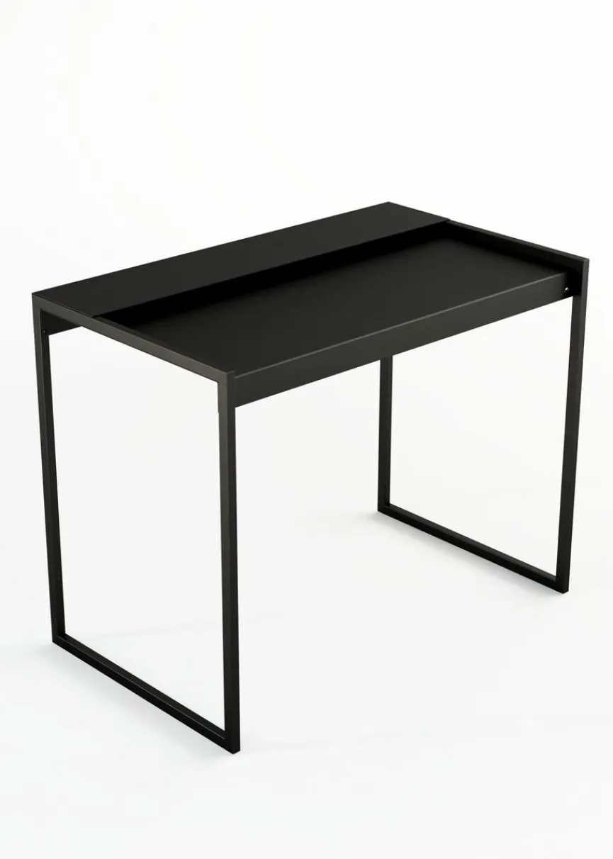 Discount Metallbude Schreibtisch Donna Schwarz