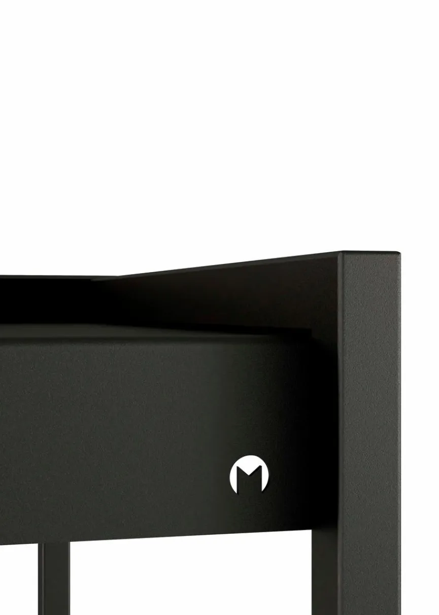 Discount Metallbude Schreibtisch Donna Schwarz