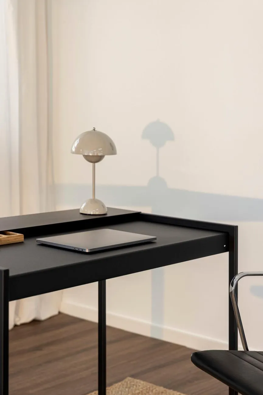 Discount Metallbude Schreibtisch Donna Schwarz