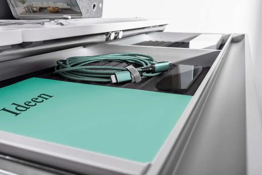 Discount Moll Schreibtisch e-Champion Weiß