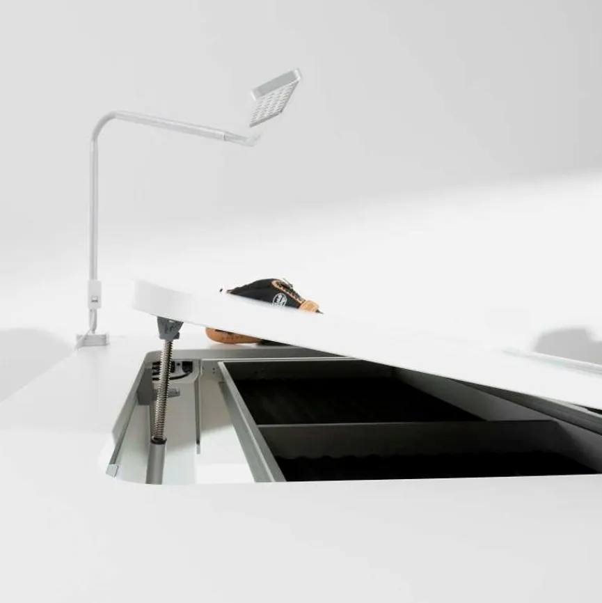 Discount Moll Schreibtisch e-Champion Weiß