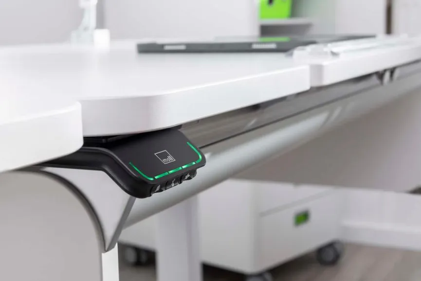 Discount Moll Schreibtisch e-Champion Weiß