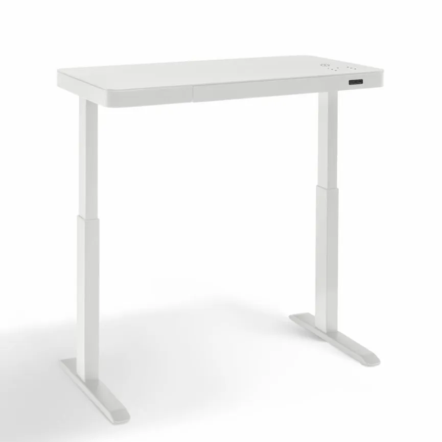 Hot Schreibtisch elektrisch Bonmedico Weiß