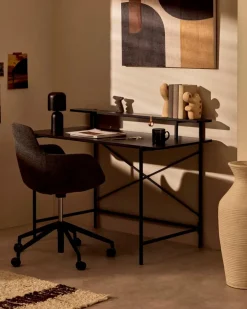 Sale Kave Home Schreibtisch Galatia Schwarz