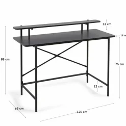 Sale Kave Home Schreibtisch Galatia Schwarz