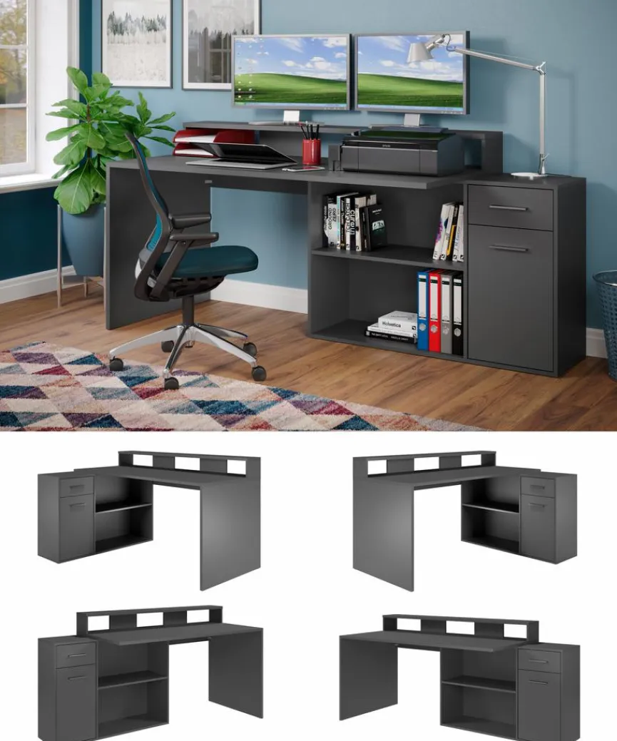 Kinder trendteam Schreibtisch Gamer