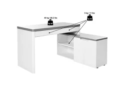 Online Jahnke Schreibtisch Libre C 155 E Weiß