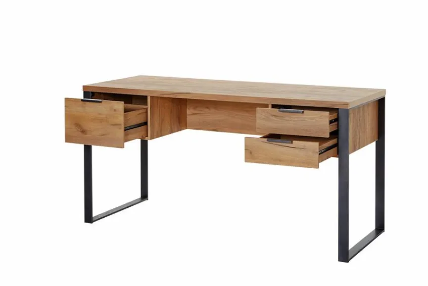 Online Jahnke Schreibtisch Loop D 150 Eiche