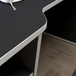 Online FORTE Schreibtisch Tezaur Schwarz