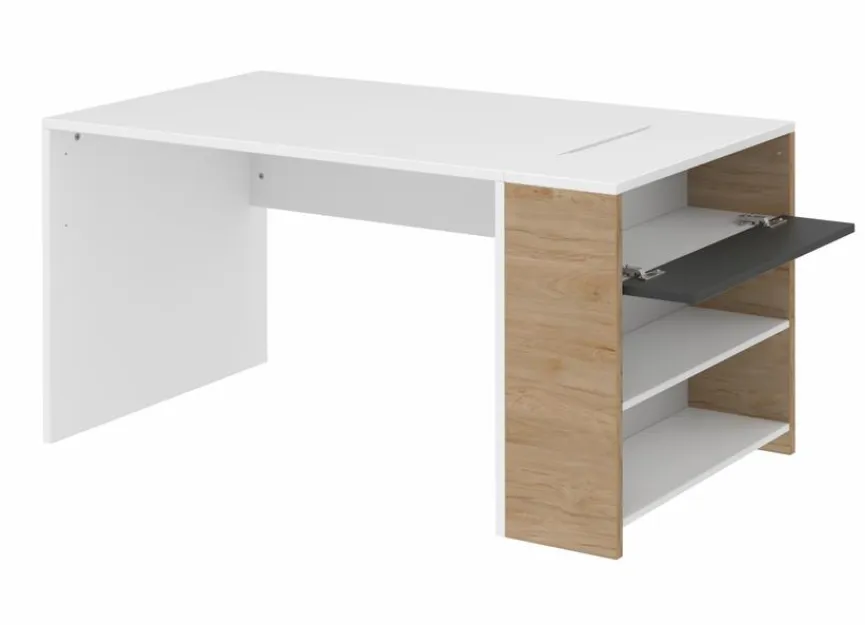 Hot Röhr Schreibtisch-Anbau Clip Eiche