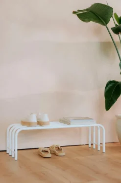 Discount Metallbude Schuhregal Camo Weiß