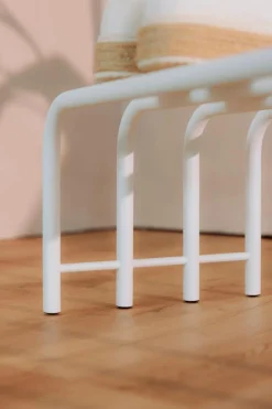 Discount Metallbude Schuhregal Camo Weiß