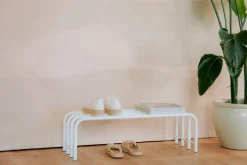 Discount Metallbude Schuhregal Camo Weiß