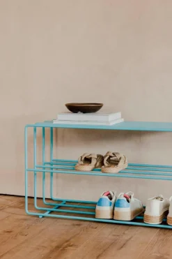 Discount Metallbude Schuhregal Neva Blueberry