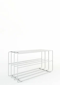 Discount Metallbude Schuhregal Neva Weiß