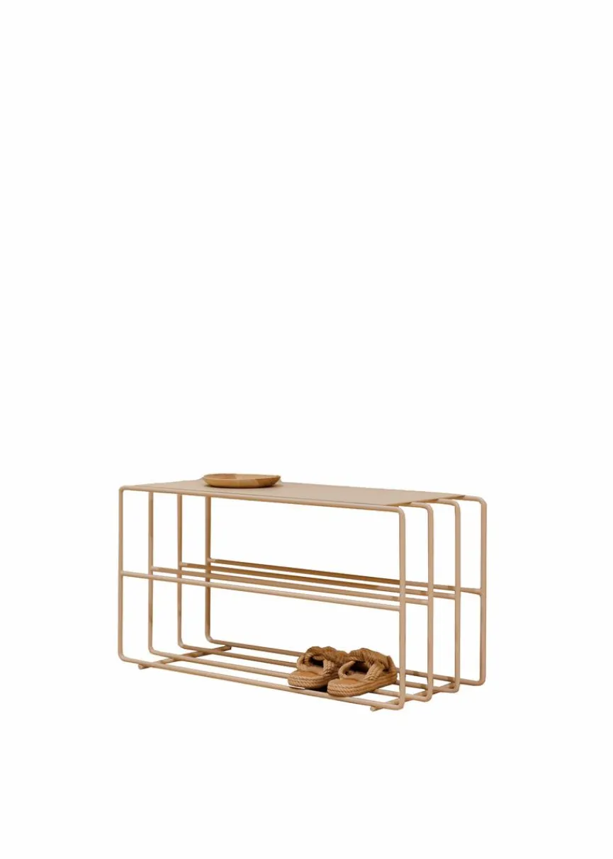 Discount Metallbude Schuhregal Neva Cashew