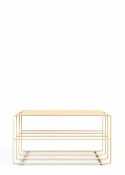 Discount Metallbude Schuhregal Neva Cashew