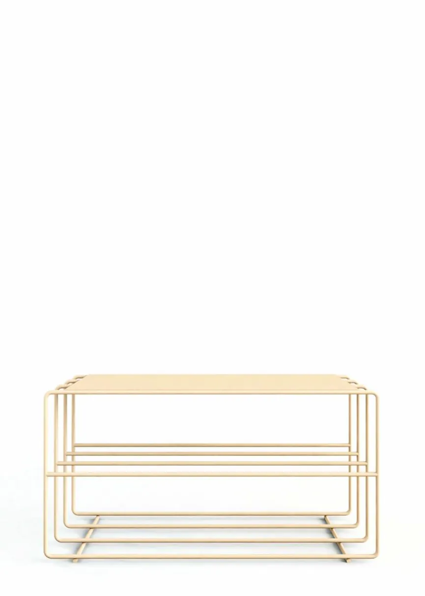 Discount Metallbude Schuhregal Neva Cashew