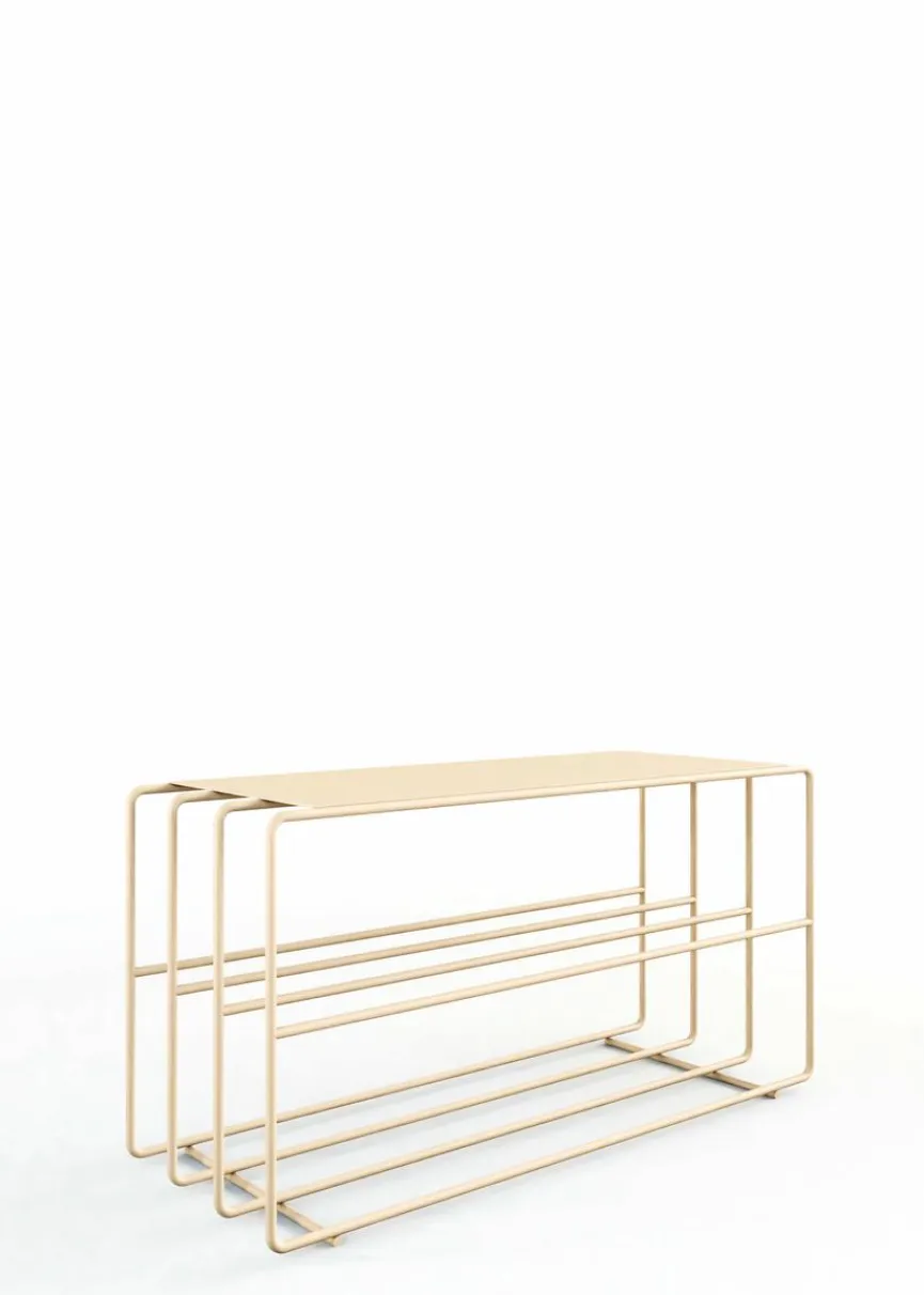 Discount Metallbude Schuhregal Neva Cashew