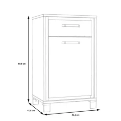 FORTE Schuhschrank Farida