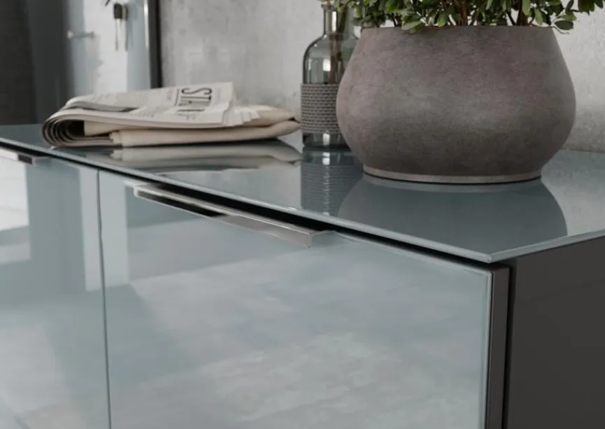 Clearance Germania Schuhschrank Genova Silbergrau