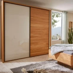 Discount CASEDO Schwebetürenschrank Burgos 200 x 217 cm Eiche