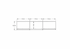 Staud Schwebetürenschrank Includo 298 x 222 cm