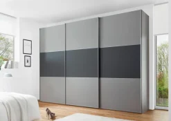 Hot Staud Schwebetürenschrank Includo 249 x 222 cm Saphir / Vulkan