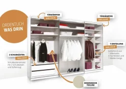 Staud Schwebetürenschrank Includo 249 x 222 cm