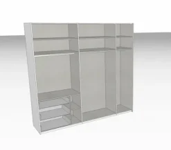 Online WIMEX Schwebetürenschrank Level 36 250 x 236 cm Weiß