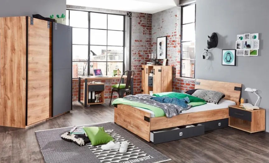 Sale WIMEX Schwebetürenschrank Liverpool 135 x 198 cm Eiche