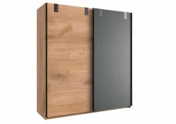 Discount WIMEX Schwebetürenschrank Liverpool 180 x 198 cm Eiche