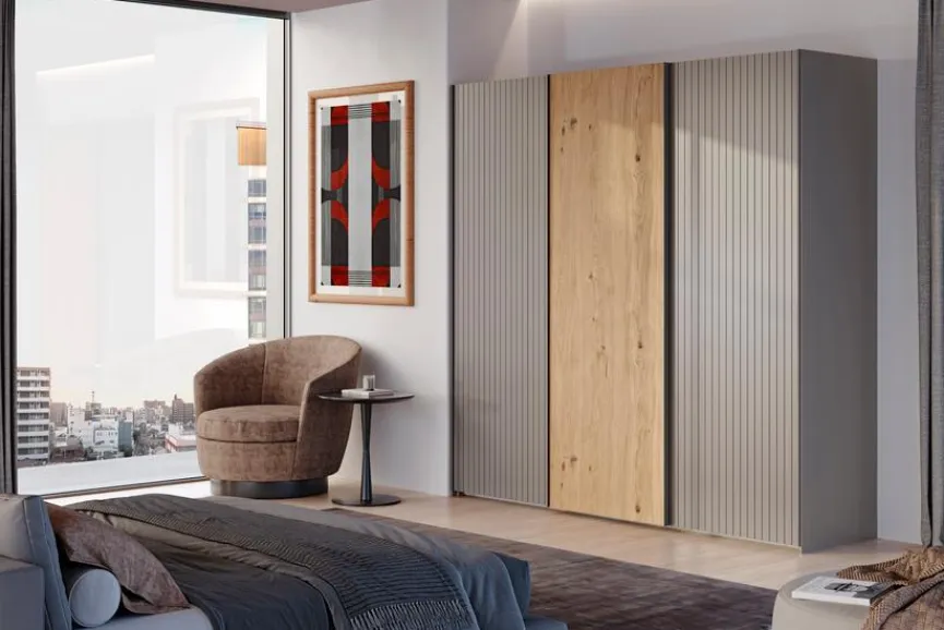 Clara Home Schwebetürenschrank Lousada 302 x 235 cm