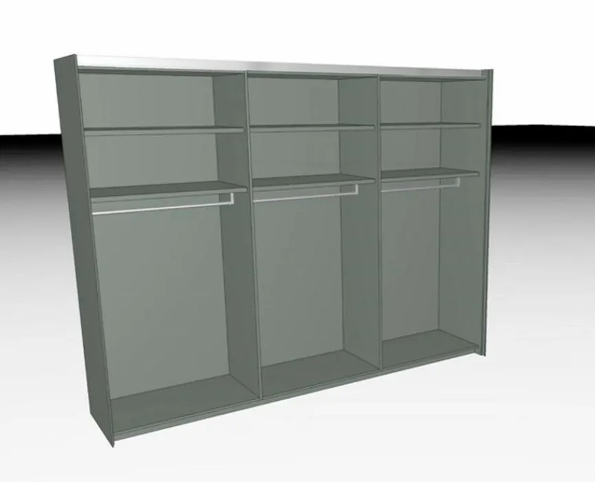 Clara Home Schwebetürenschrank Lousada 302 x 235 cm